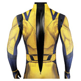 Earth James Howlett Cosplay Costume Yellow Jumpsuit Outfits Halloween Carnival Suit