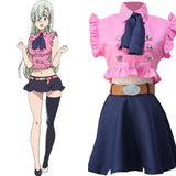 The Seven Deadly Sins Elizabeth Liones Cosplay Costume Dress Outfits Halloween Carnival Suit