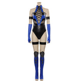 Mortal Kombat 4 Kitana Jumpsuit Outfits Cosplay Costume Halloween Carnival Suit