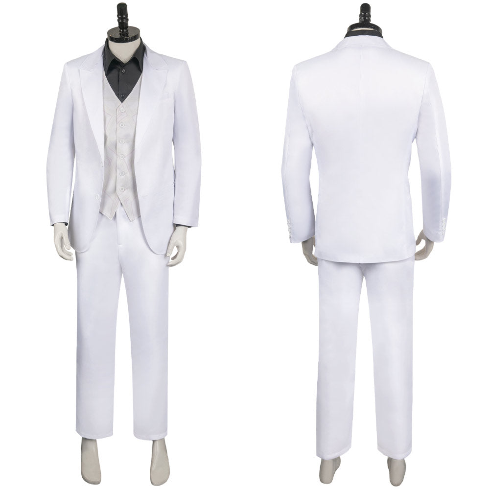 Echo Kingpin White Suit Cosplay Costume Outfits Halloween Carnival Suit