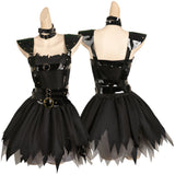 Edward Scissorhands Female Edward Scissorhands Bishoujo HORROR Movie Cosplay Costume Outfits Halloween Carnival Suit
