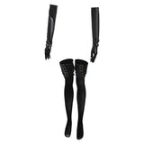 Edward Scissorhands Female Edward Scissorhands Bishoujo HORROR Movie Cosplay Costume Outfits Halloween Carnival Suit