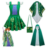 Hocus Pocus Winifred Sanderson Cosplay Costumes Outfits Halloween Carnival Suit