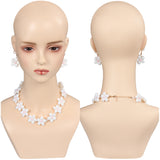 Barbie 2023 Cosplay Necklace Earings Glassess Costume Accessories Outfits Halloween Carnival Suit
