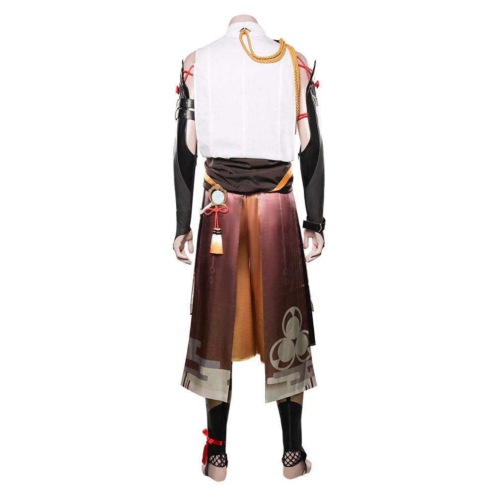 Genshin Impact Shikanoin Heizou Cosplay Costume Coat Pants Outfits