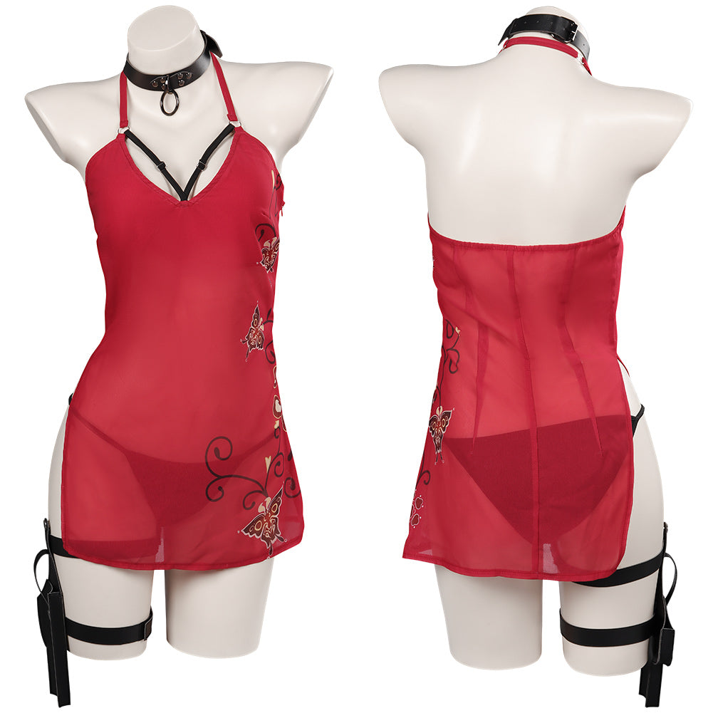 Resident Evil 4 Ada Wong Lingerie For Women Cosplay Costume Outfits Halloween Carnival Suit