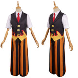 Demon Slayer: Kimetsu no Yaiba Rengoku Kyojuro Cosplay Costume Fancy Outfit Halloween Carnival Suit