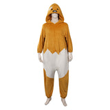 Gudetama Adventure Gudetama Cosplay Costume Jumpsuit  Sleepwear Onesies Pajamas Outfits Halloween Carnival Party Suit