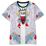 Stranger Things Dustin Henderson Cosplay Summer Casual 3D Print T-shirt Short Sleeve Shirt