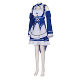 Re Zero Rem Cosplay Costume Princess Outfits Halloween Carnival Suit