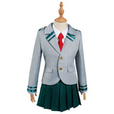 My Hero Academia Halloween Carnival Suit Ochaco Uraraka Asui Tsuyu Cosplay Costume Kids Girls Uniform Skirt Outfits