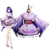 Raiden Shogun Cosplay Costume Outfits Halloween Carnival Party Suit Lolita Genshin Impact