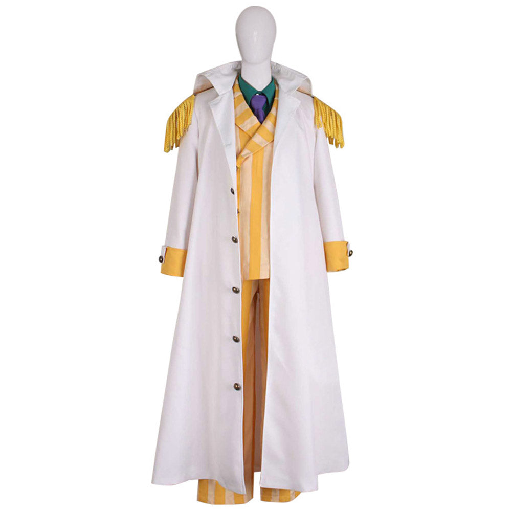 One Piece Borsalino Cosplay Costume Outfits Halloween Carnival Party Suit