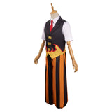 Demon Slayer: Kimetsu no Yaiba Rengoku Kyojuro Cosplay Costume Fancy Outfit Halloween Carnival Suit