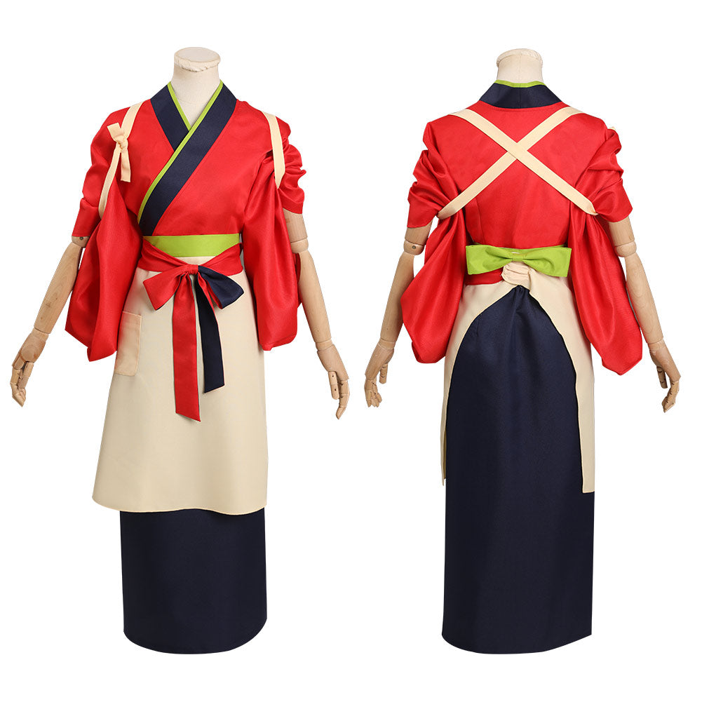 Lycoris Recoil - Nishikigi Chisato Kimono Cosplay Costume Outfits Halloween Carnival Suit