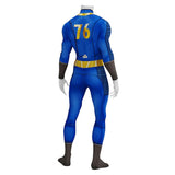 Fallout 76 Shelter Male Blue Jumpsuit Cosplay Costume Outfits Halloween Carnival Suit