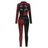 Moive The Suicide Squad Harley Quinn Cosplay Costume Jumpsuit Bodysuit Halloween Carnival Suit