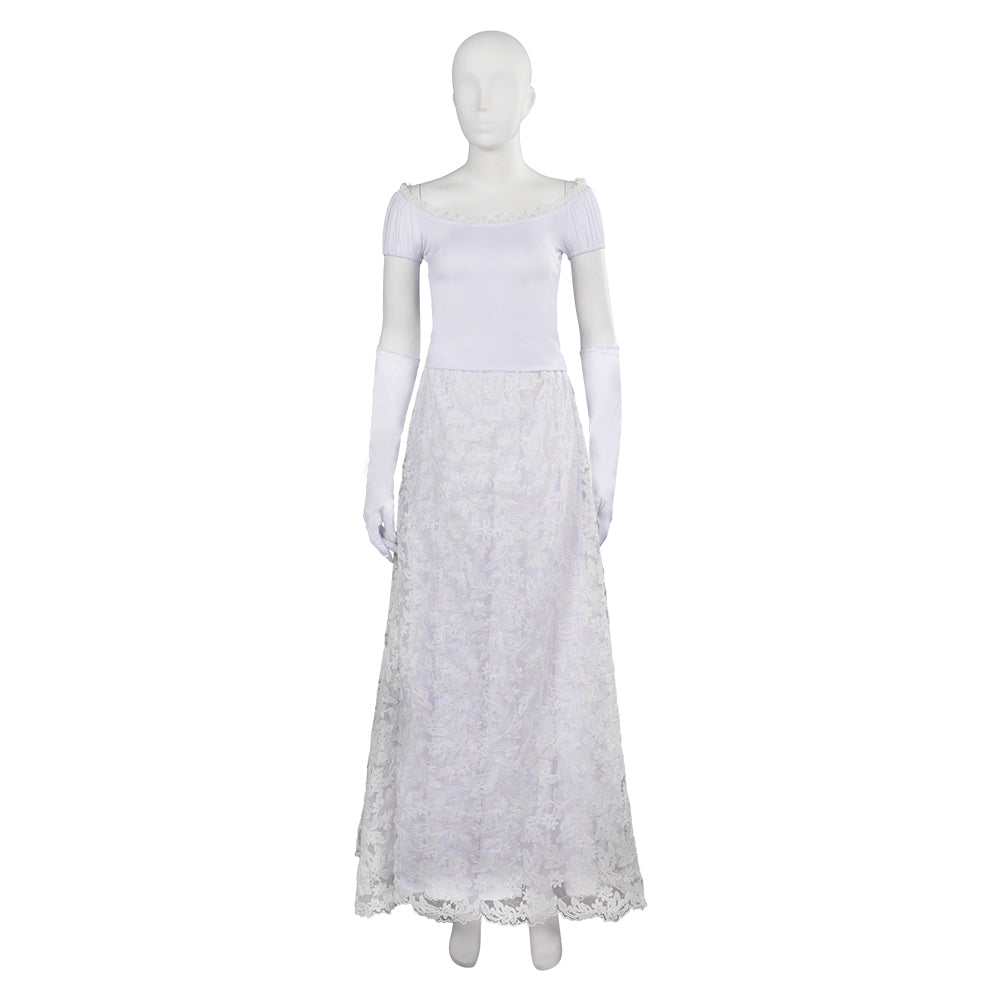 Haunted Mansion Ghost House Ghost Bride Cosplay Costume Full Outfits Halloween Carnival Suit