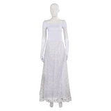 Haunted Mansion Ghost House Ghost Bride Cosplay Costume Full Outfits Halloween Carnival Suit