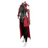 Final Fantasy Aerith Gainsborough Leather Suit Cosplay Costume Outfits Halloween Carnival Suit