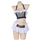 Final Fantasy VII Tifa Lockhart Original White Swimwear Cosplay Costume Outfits Halloween Carnival Suit