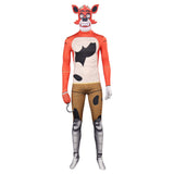 Five Nights At Freddy's FoxyJ umpsuits Mask Cosplay Costume Halloween Carnival Suit