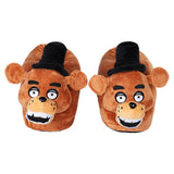 Five Nights At Freddy's Freddy Bear Original Plush Slippers Cosplay Shoes Accessory  