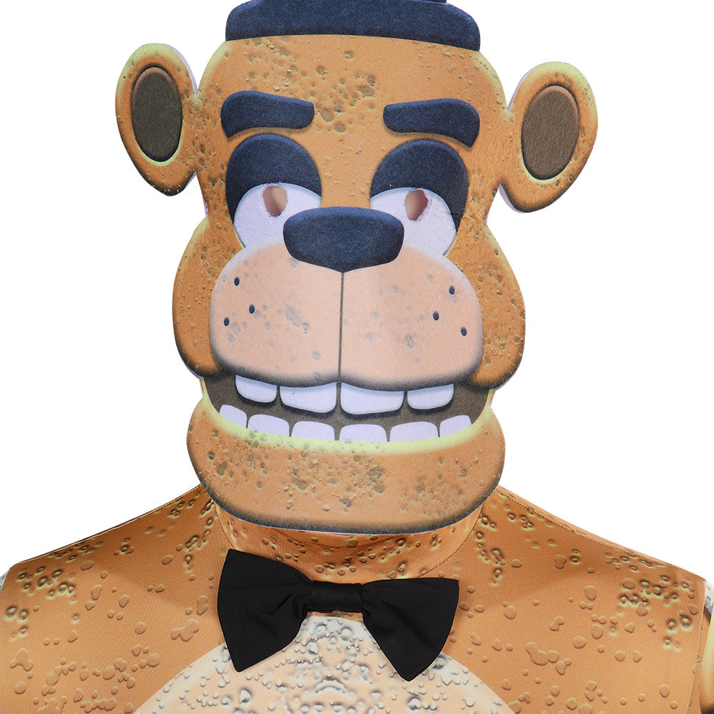 Five Nights at Freddy's Freddy Mask Jumpsuits Cosplay Costume Halloween Carnival