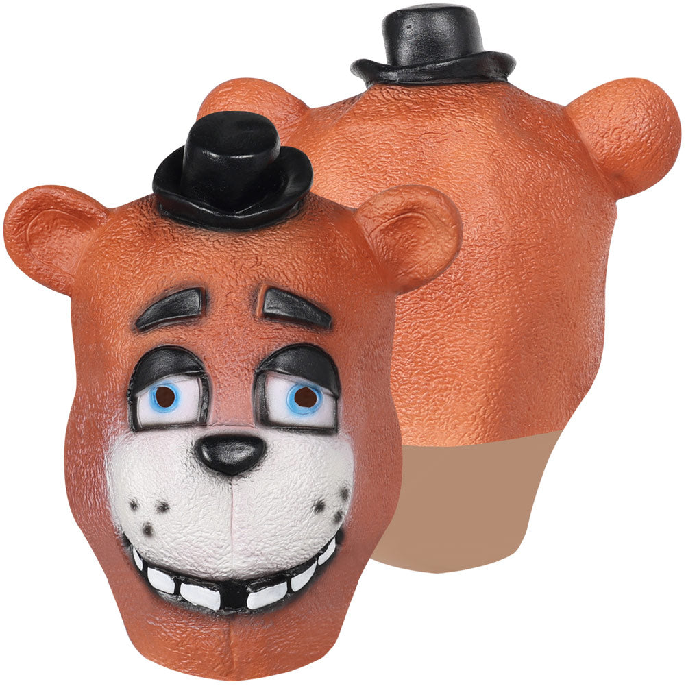 Five Nights At Freddy's Game Freddy​ Latex Mask Cosplay Halloween Party Costume Props