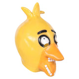 Five Nights At Freddy's Yellow Chicken Chica Latex Mask Cosplay Halloween Party Costume Props