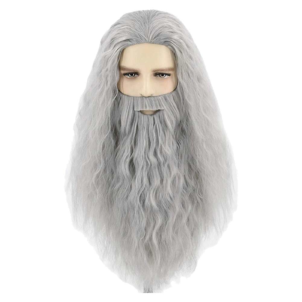 Gandalf Dumbledore Cosplay Generic Wig Beard Heat Resistant