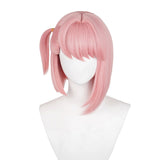Genshin Impact Charlotte Game Character Cosplay Pink Wig Heat Resistant Synthetic Hair Props