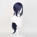 Genshin Impact Clorinde Game Character Cosplay Blue Wig Heat Resistant Synthetic Hair Props