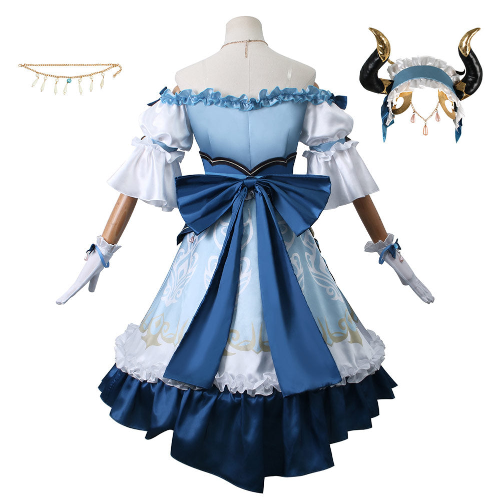 Genshin Impact Nilou Cosplay Costume Dress Outfit Halloween Carnival Suit