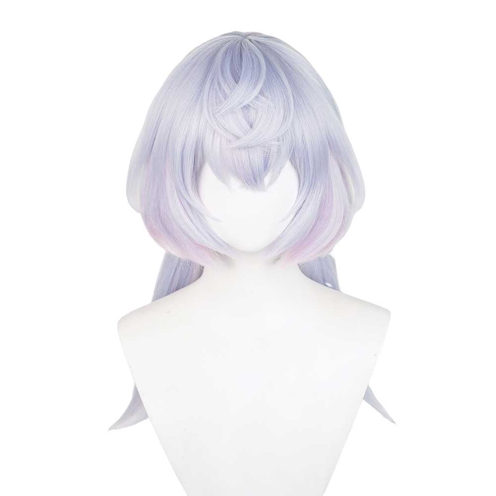 Genshin Impact Sigewinne Game Character Cosplay White Wig Heat Resistant Synthetic Hair Props