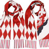 Genshin Yae Miko Original Winter Printed Scarf Cosplay Costume Accessories Outfits
