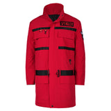 Ghostbusters: Frozen Empire Gary Grooberson Unisex Red Coat Cosplay Costume Outfits Halloween Carnival Suit
