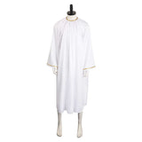 Good Omens Season 2 Aziraphale Crowly Cosplay Costume White Angel Robe Halloween Carnival Suit