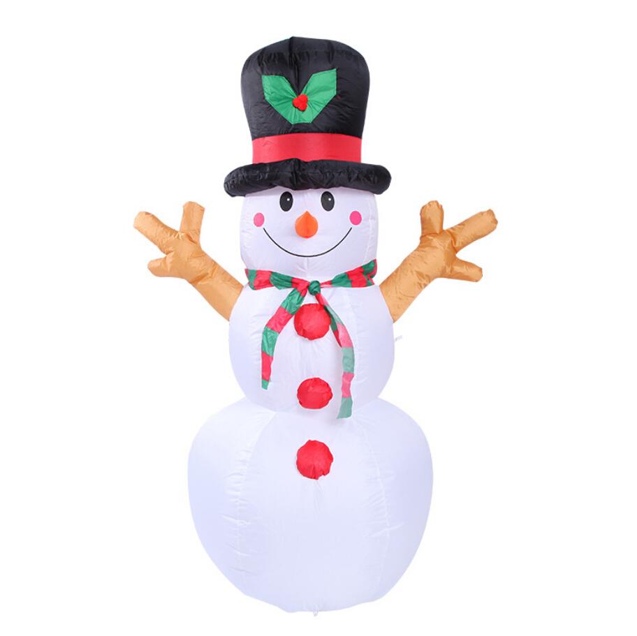 Inflatable Snowman Family Christmas LED Outdoor Decoration