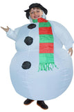 Christmas Gift Kids Snowman Inflatable Blow up Costume 47" to 59"