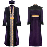 Harry Potter Professor Albus Dumbledore Purple Robe Cosplay Costume Outfits Halloween Carnival Suit