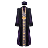 Harry Potter Professor Albus Dumbledore Purple Robe Cosplay Costume Outfits Halloween Carnival Suit