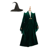 Harry Potter Professor Minerva McGonagall Kids Children Cosplay Costume Halloween Carnival Suit