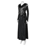 Harry Potter: Harry Potter And The Deathly Hallows Bellatrix Lestrange Black Suit Cosplay Costume Outfits Halloween Carnival Suit