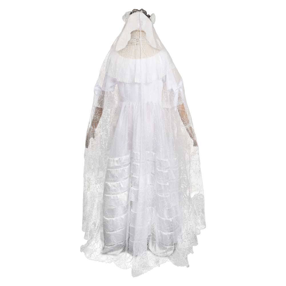 Haunted Mansion Constance Hatchaway Wedding Dress Cosplay Costume Outf ...