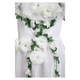 Haunted Mansion Constance Hatchaway Wedding Dress Cosplay Costume Outfits Halloween Carnival Suit