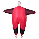 Hazbin Hotel Alastor Unisex Red Inflatable Suit Halloween Carnival Party Suit