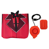 Hazbin Hotel Alastor Unisex Red Inflatable Suit Halloween Carnival Party Suit