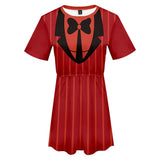 Hazbin Hotel Demon Alastor Original Cosplay Red Dress Costume Outfits