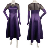 Hazbin Hotel Queen of Hell Lilith Purple Gown Dress Cosplay Costume Outfits Halloween Carnival Suit